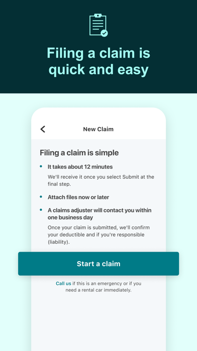 Intact Insurance: Mobile app Screenshot