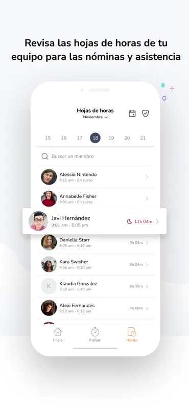 Jibble: Rastreador de tiempo screenshot 8 of 8