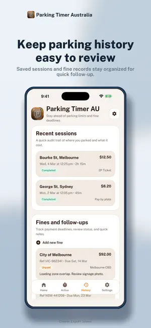 Parking Timer & Fine Alert AU screenshot 3