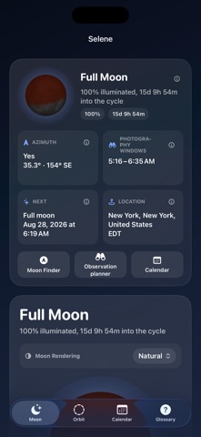 Selene Moon Calendar Screenshot 8 of 10