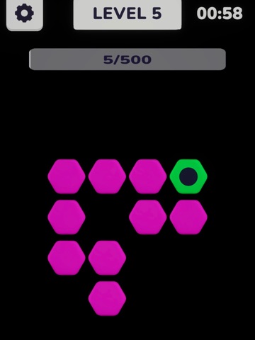 Single Line Block Puzzle Game iPad screenshot