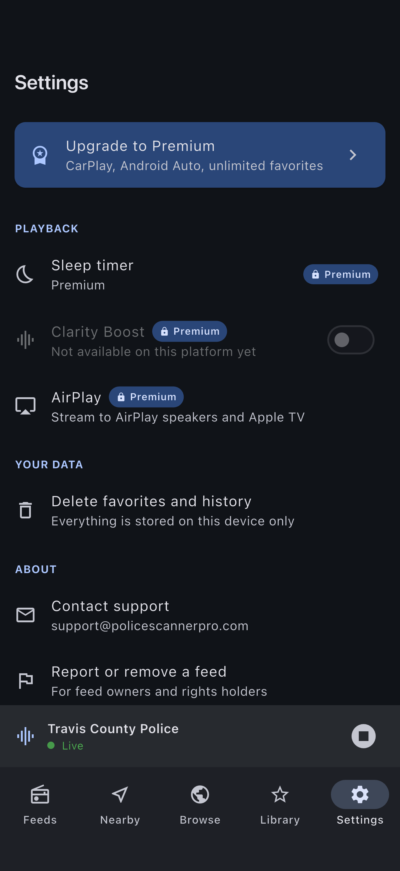 Police Scanner Pro: Live Radio screenshot 6