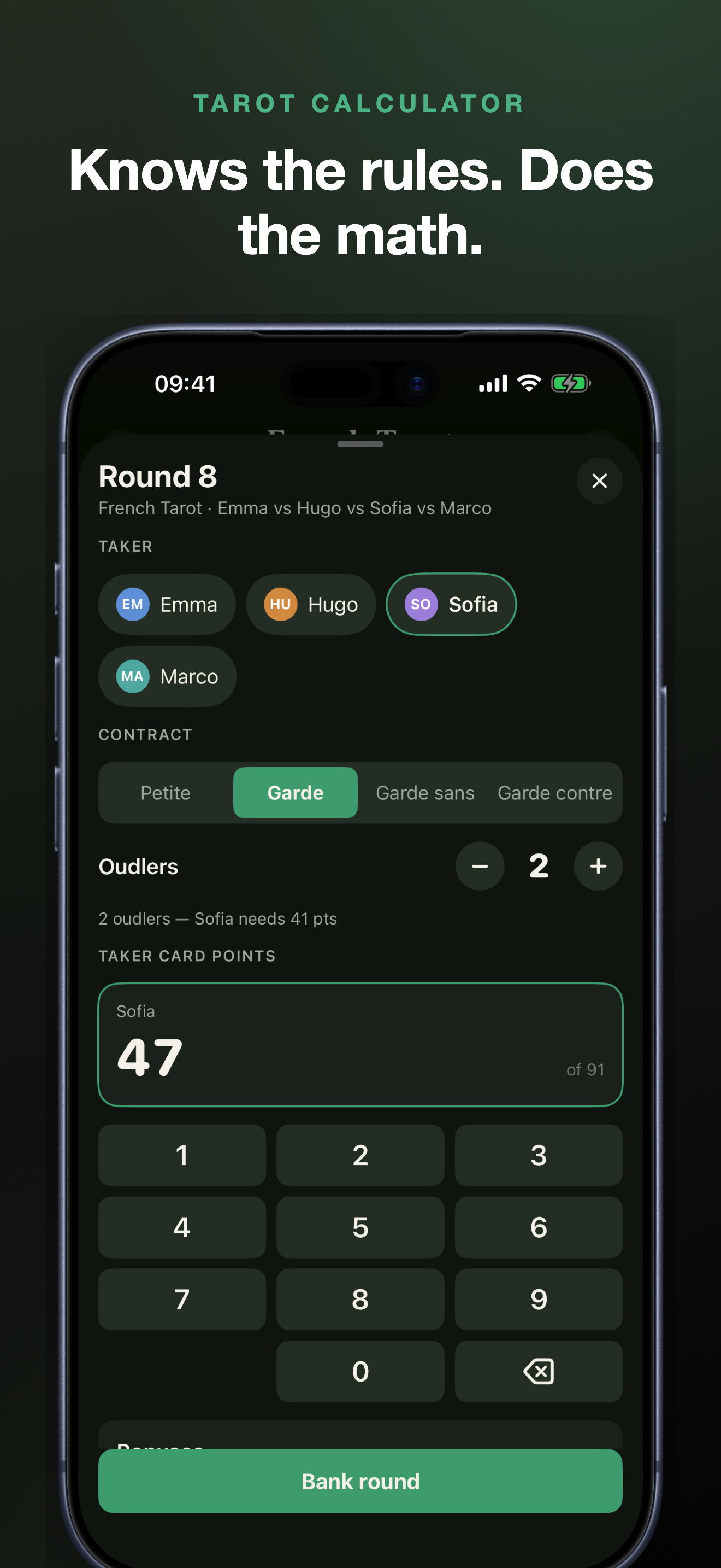Puntia: Card Score Keeper screenshot 3