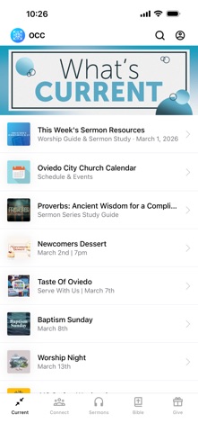 Oviedo City Church app screenshot