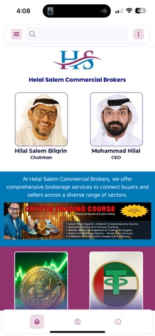Helal Salem Commercial Brokers iPhone screenshot