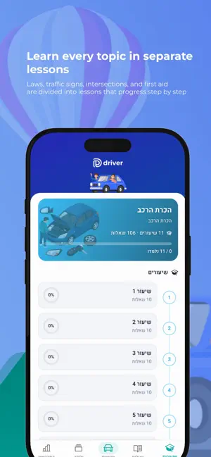 Driver תיאוריה – Theory Test screenshot 4