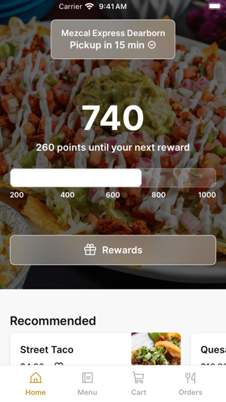 Mezcal Express Dearborn iPhone screenshot 1 - Food & Drink app