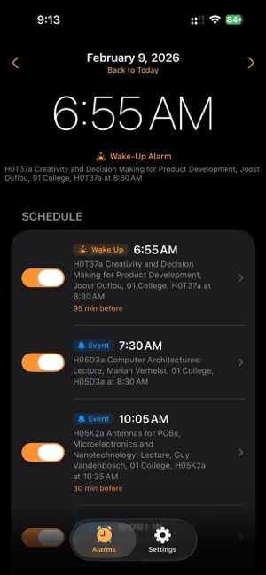 CalendarWake screenshot 1