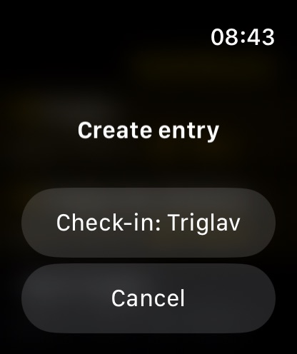 Apple Watch screenshot
