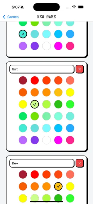 Hearts Score Tracker screenshot 2