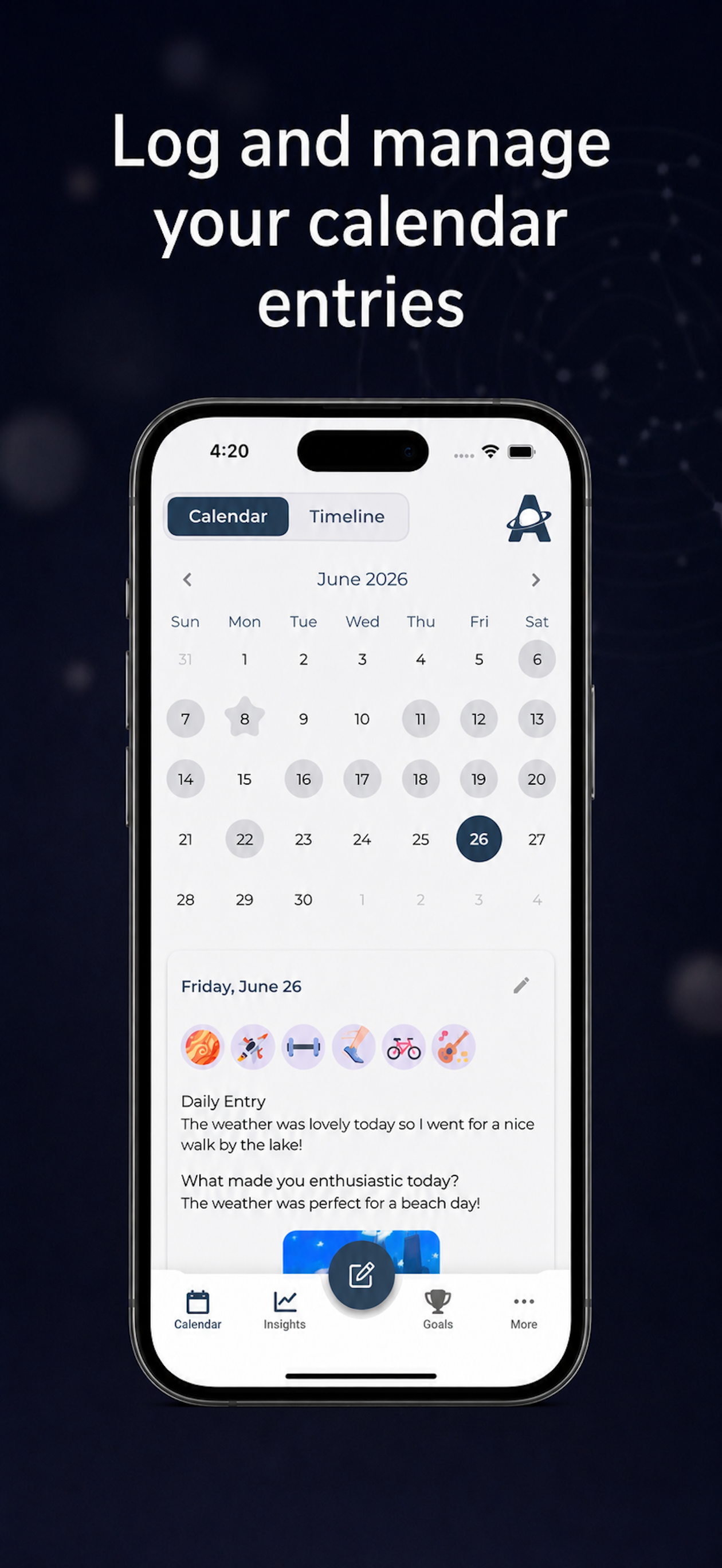 Astronote - Daily Journal screenshot 4