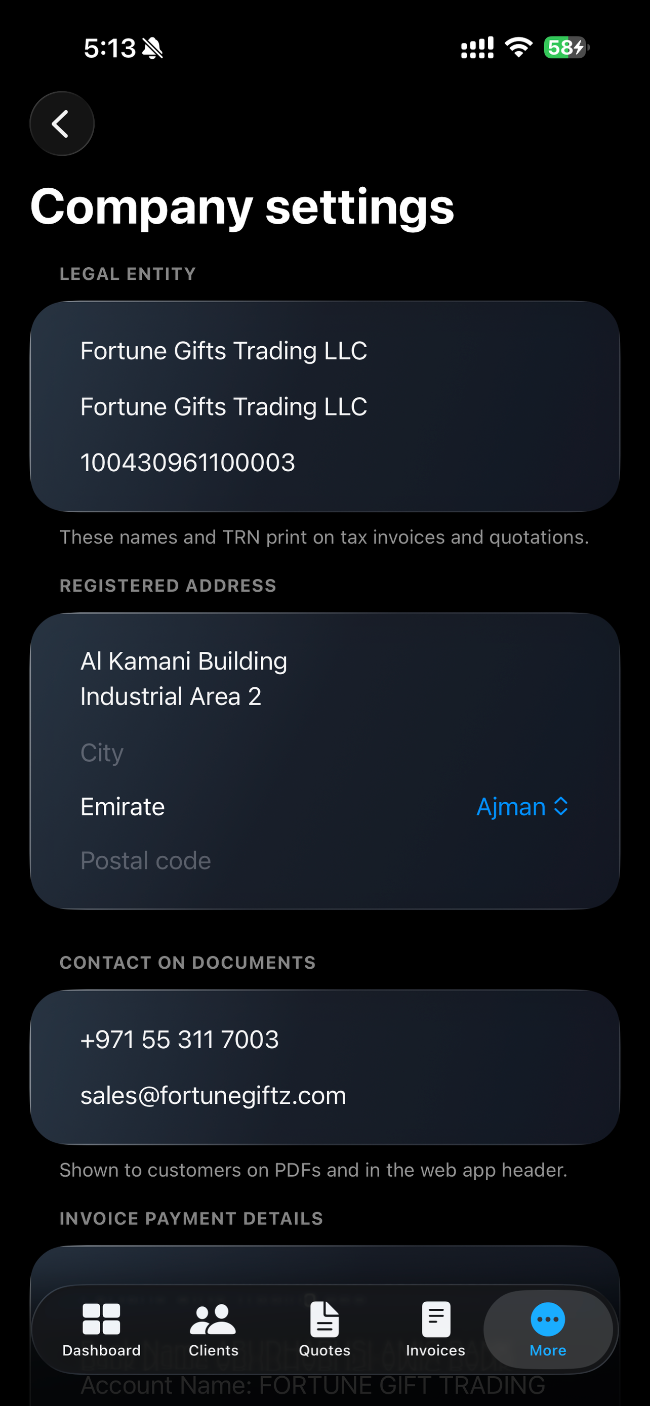 Fortune Invoice App screenshot 4