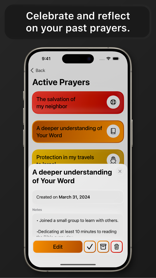 #4. Prayer Organizer by Praise (iOS) 由: Harrison Heinig