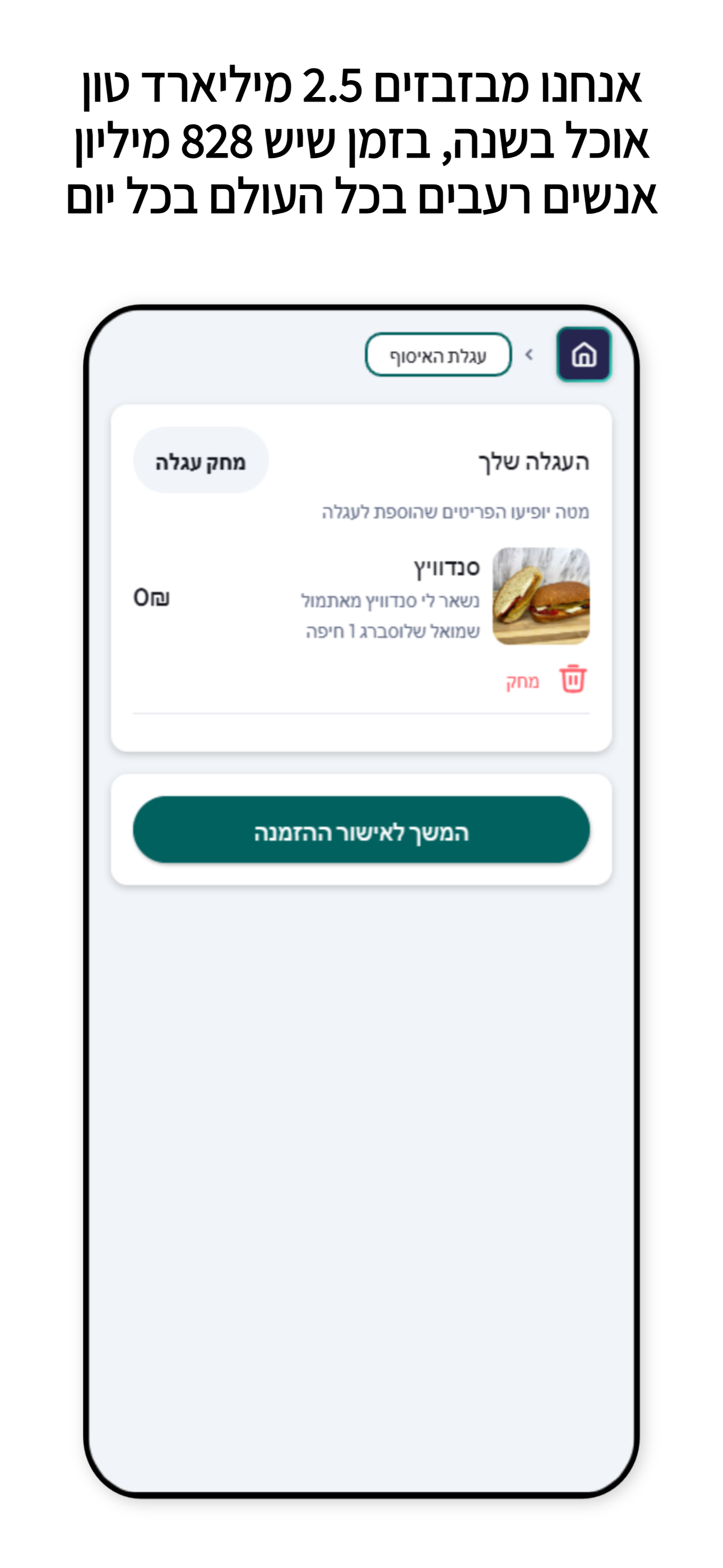 Leftover - מזון למסירה screenshot 4