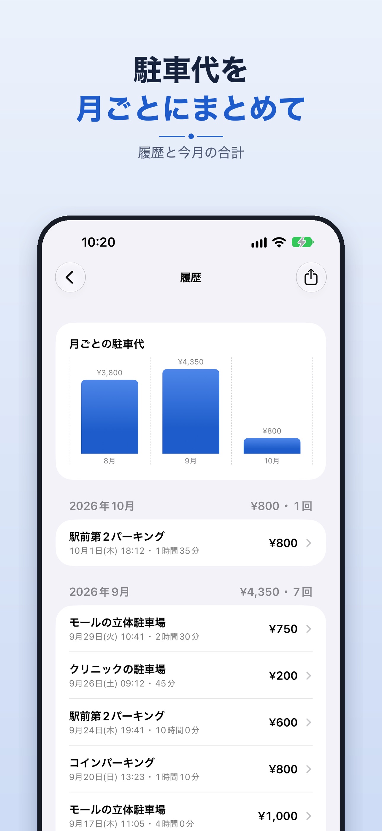Screenshot 6 of とめ時計 - 駐車料金タイマーと駐車位置メモ