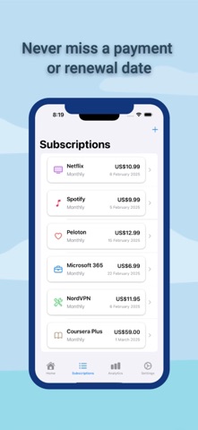 SubSense screenshot