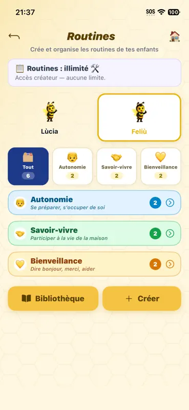 BeeProud - Routine pour enfant screenshot 9 of 10