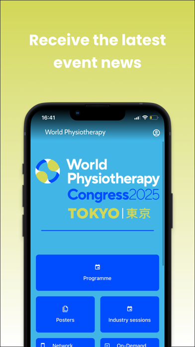 World Physiotherapy Congress Screenshot
