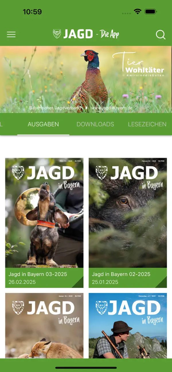 Screenshot #1 pour BJV Jagd in Bayern