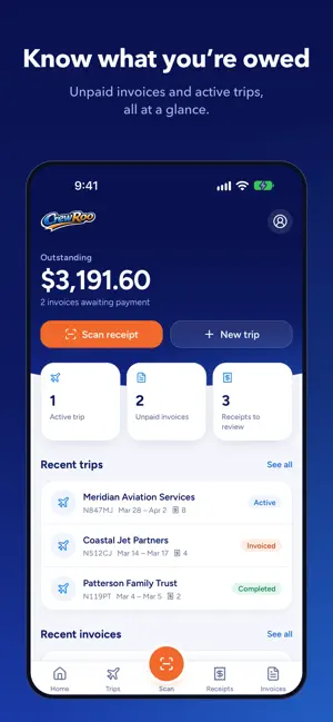 CrewRoo: Flight Crew Invoicing screenshot 1