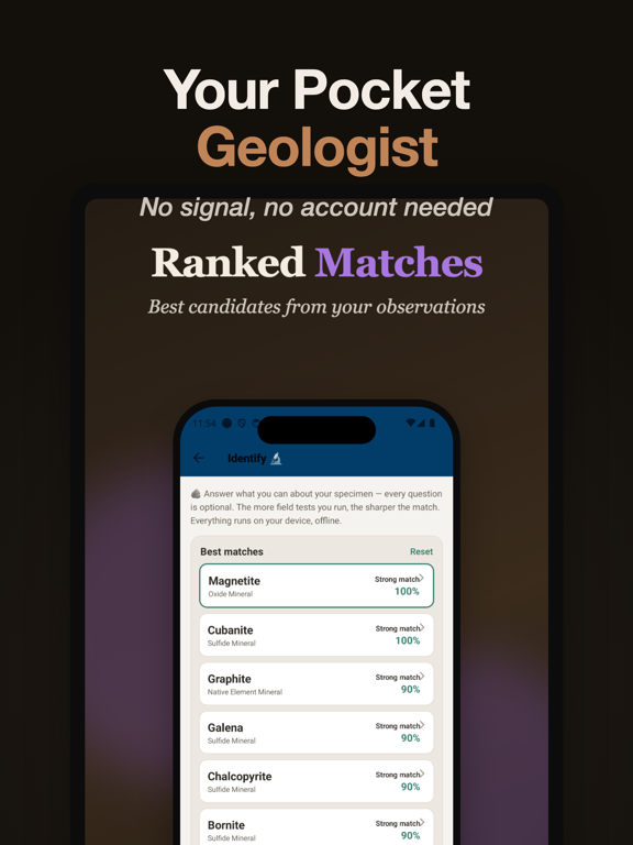 RockID: Rock & Mineral ID iPad screenshot