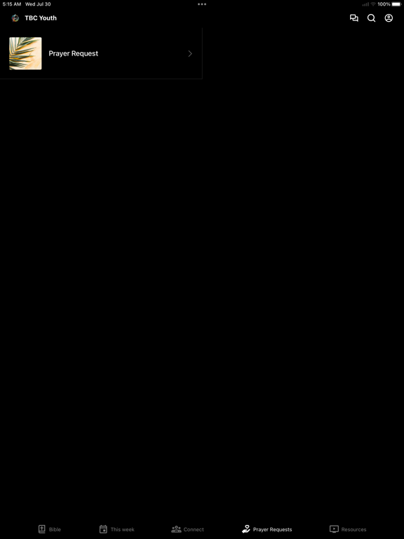 Trinity Baptist Church - Youth iPad screenshot 3 - Education app