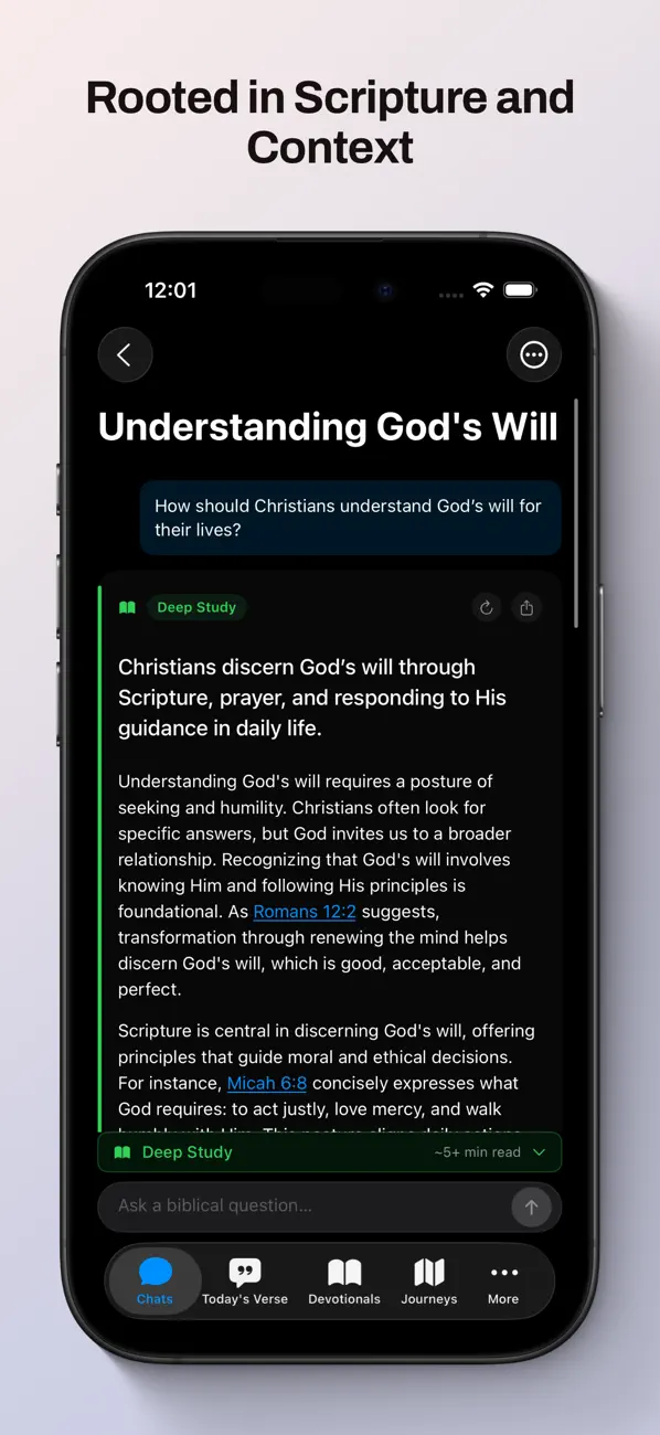 #2. ScriptureAI: Bible Study (iOS) โดย: Brevin Blalock