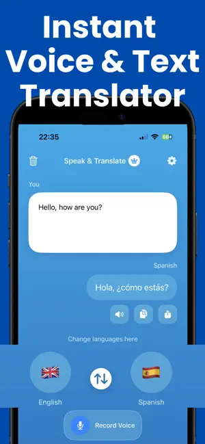 SpeakMate – Voice Translator screenshot 1