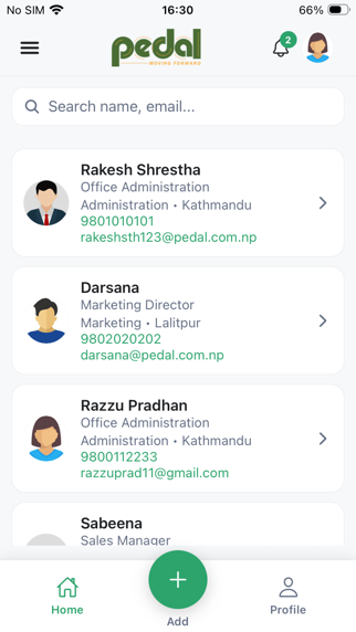 App screenshot
