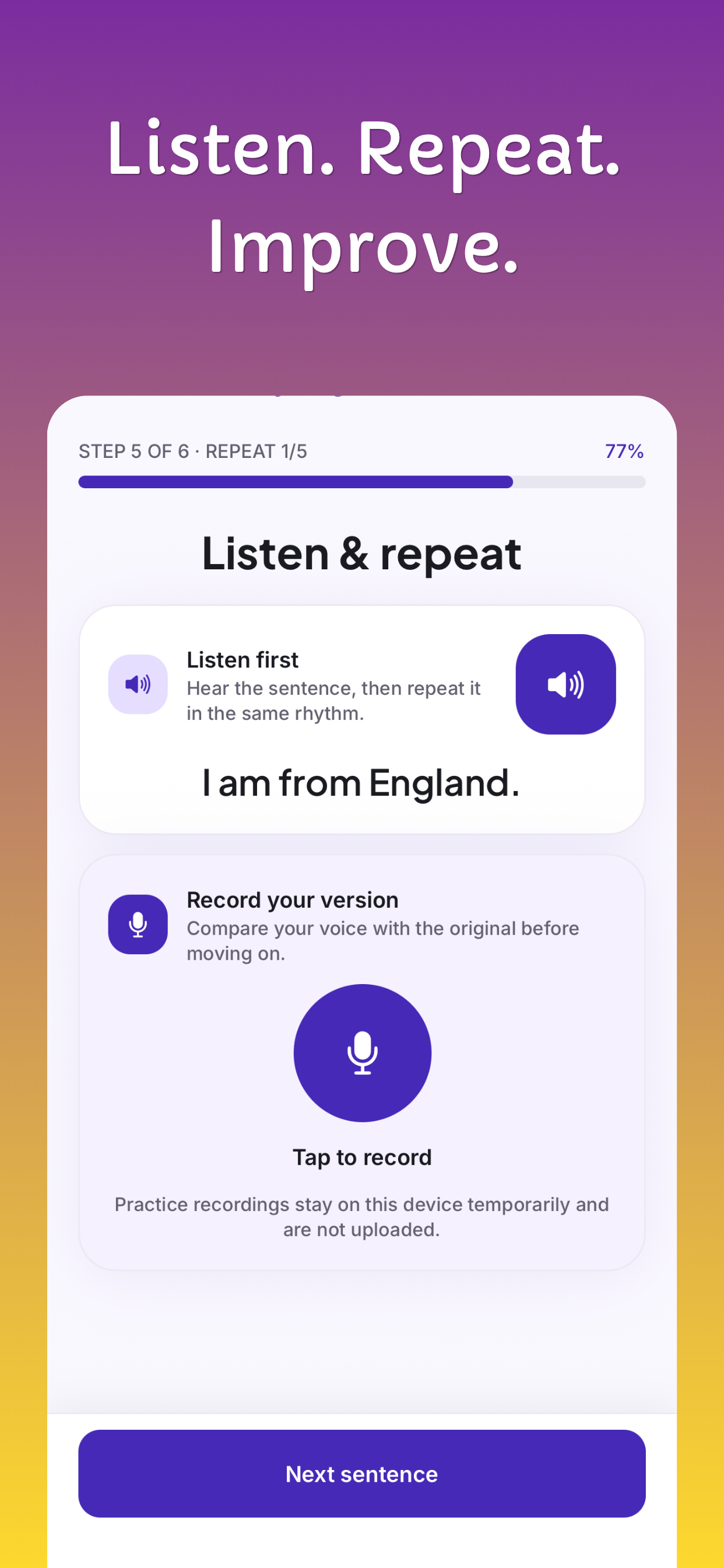 Daily English Mission screenshot 3
