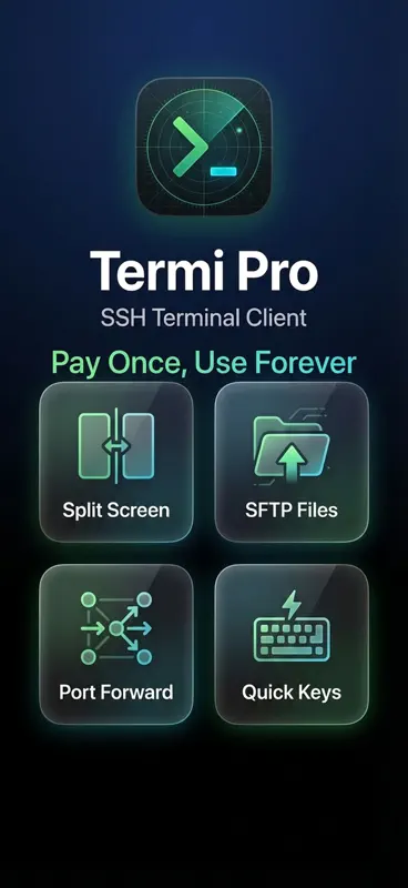 Termi Pro: SSH No Subscription screenshot 1 of 6