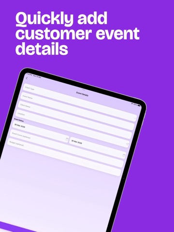 UTSAVEventPlanner iPad screenshot
