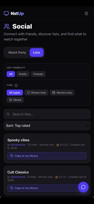 NxtUp: Streaming Hub screenshot 5