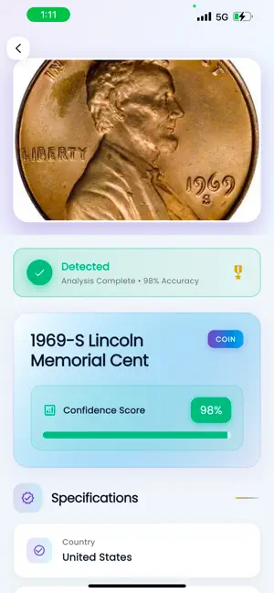 Coin Identifier & Value Scan screenshot 4