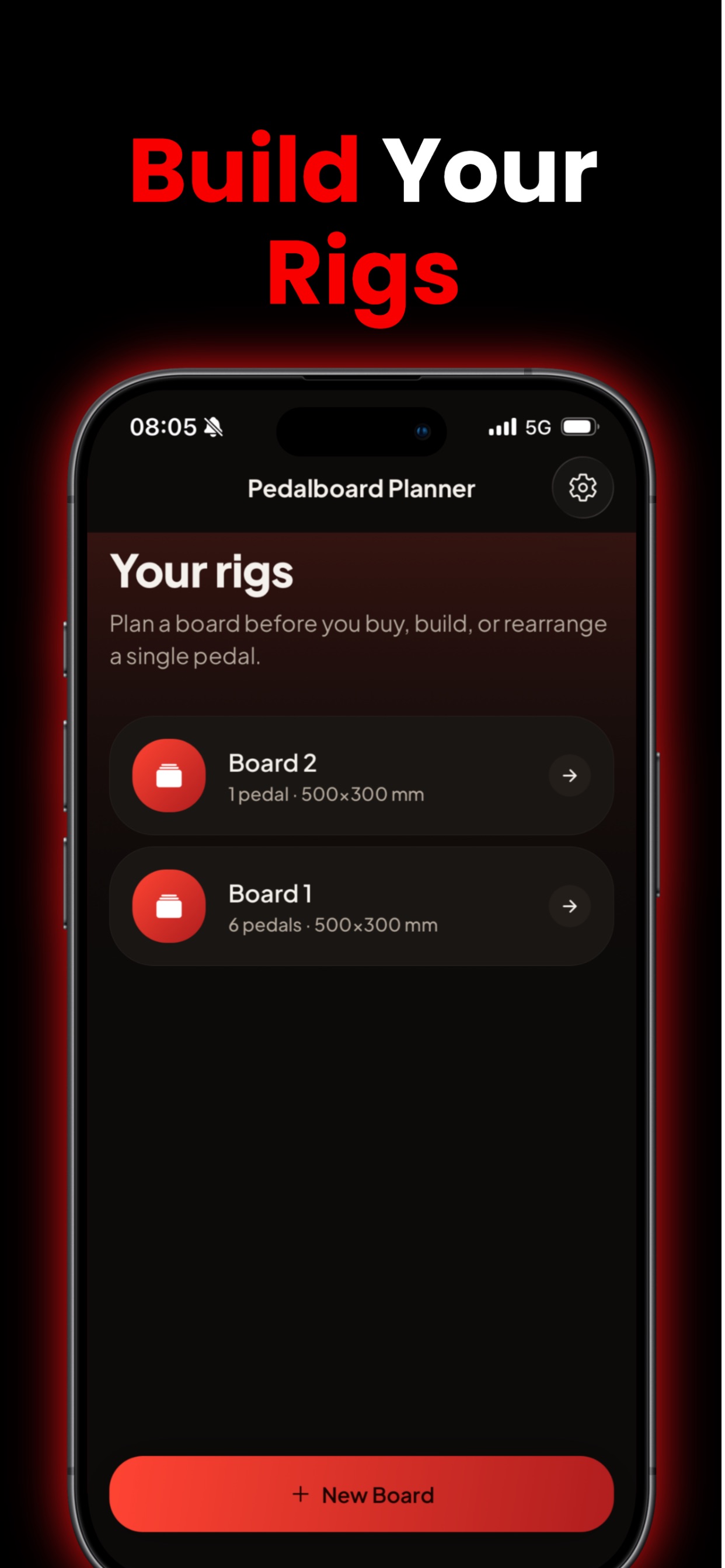 Screenshot 4 of Pedalboard Planner