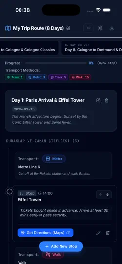 Trip Guide - Travel Planner iPhone Ekran Görüntüsü 2