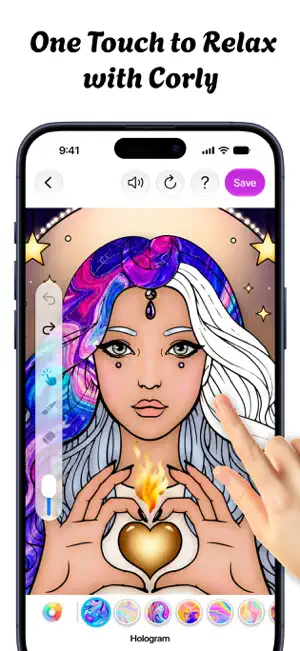 Corly: Color Picker Relax screenshot 1