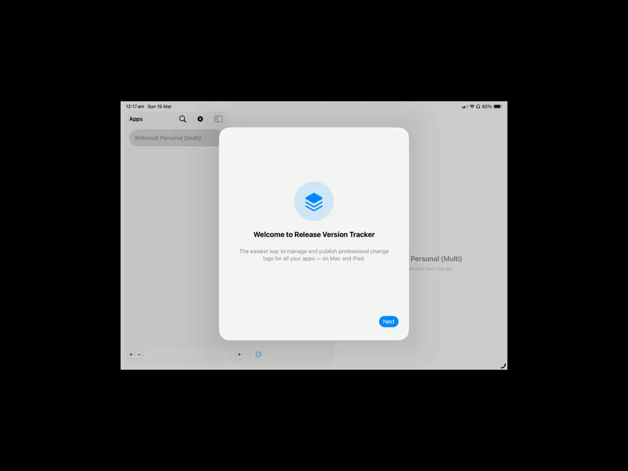 #1. Release Version Tracker (iOS) Podle: Alphaworks