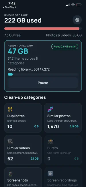 SmartClean: Photo Cleaner screenshot 1