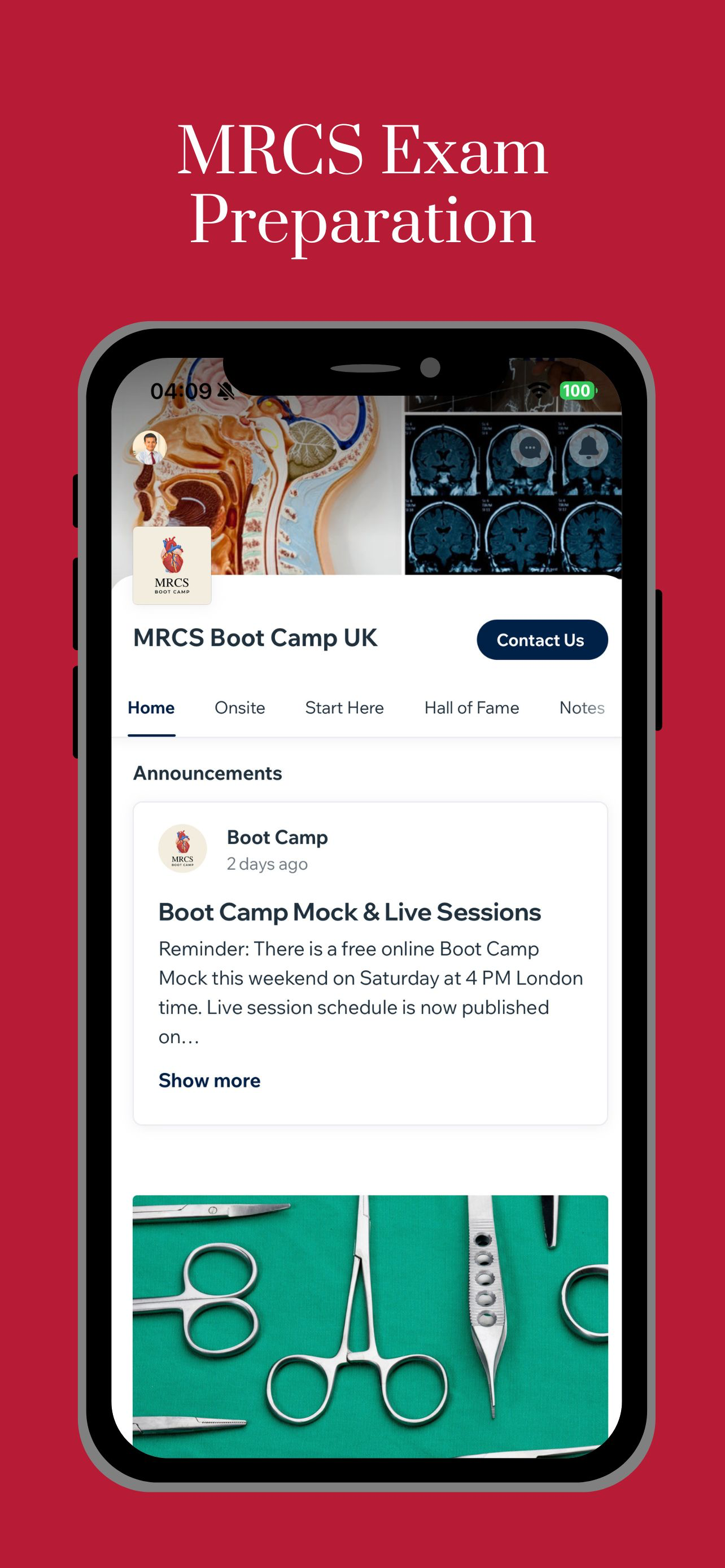 MRCS Boot Camp UK