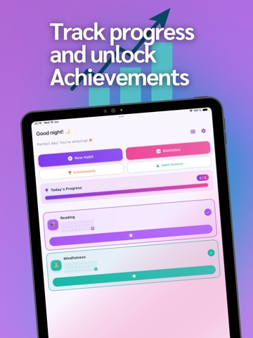 Habity - Habit Tracking iPad screenshot