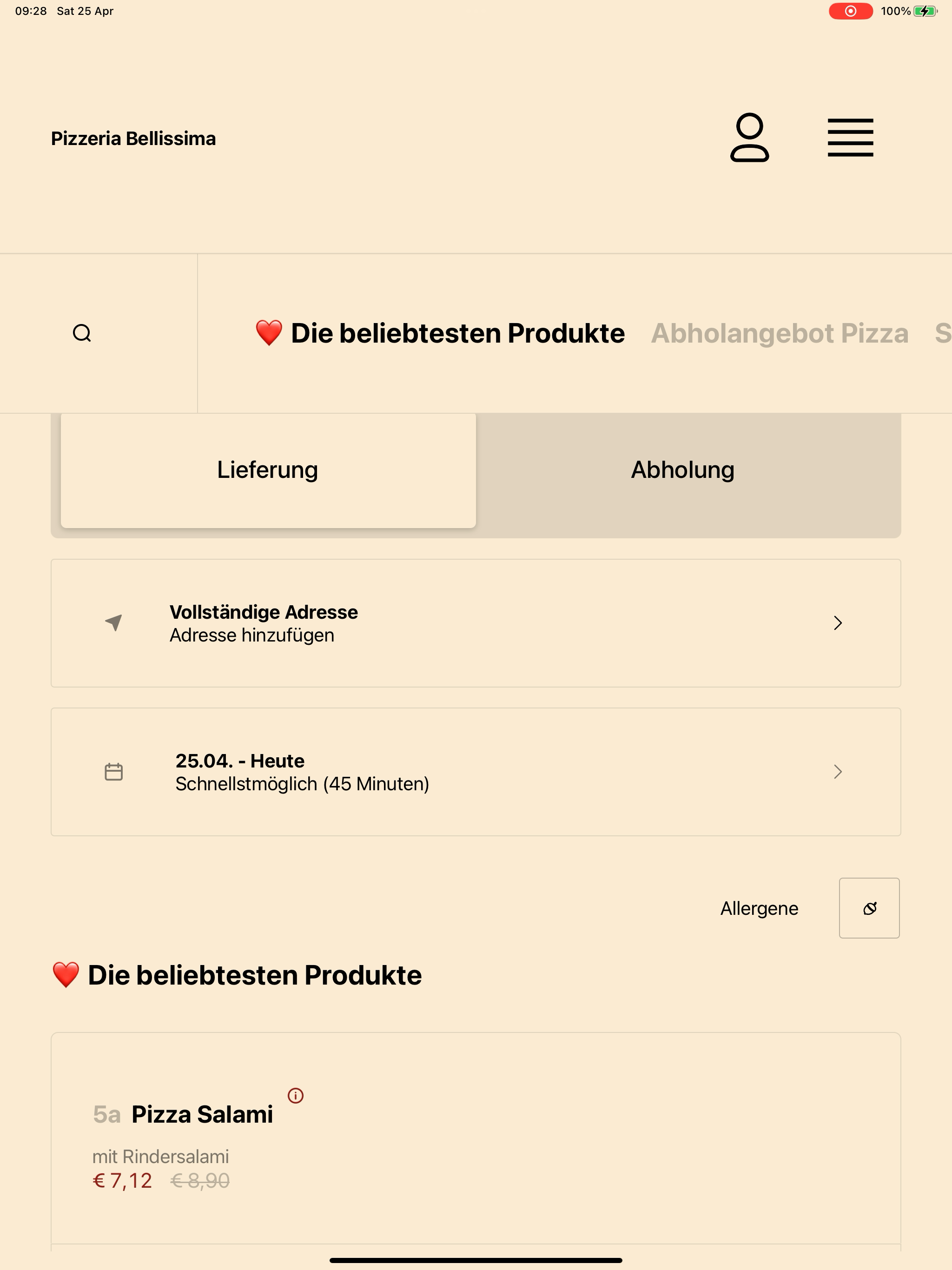 Pizzeria Bellissima screenshot 7