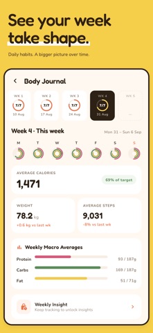 Peck: Calorie & Macro Tracker Screenshot 3 of 5