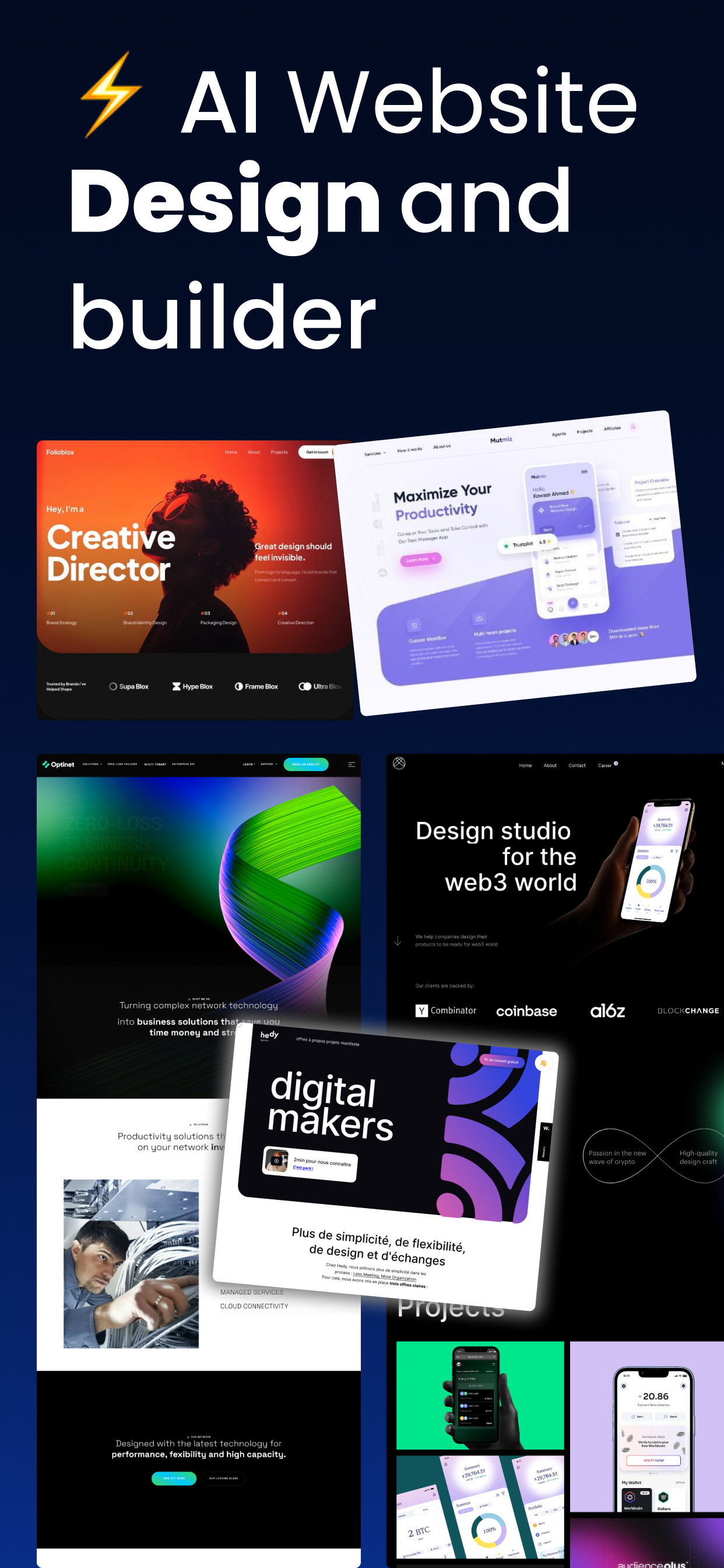 AI Website Builder app