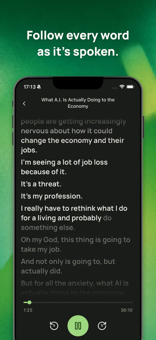 Screenshot #2 pour Inputflow - English Listening