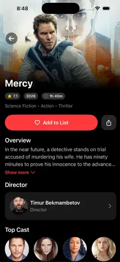 Captura de pantalla de FreeFlix - Películas Y Series en iPhone 4