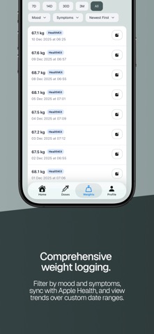 Doses App - GLP-1 Tracker Screenshot 5 of 6