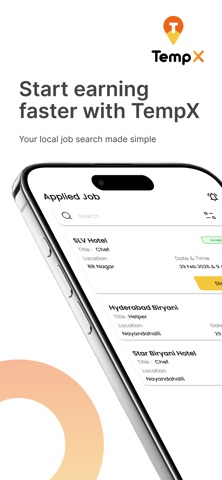 TempX: Find Flexible Shifts iPhone screenshot