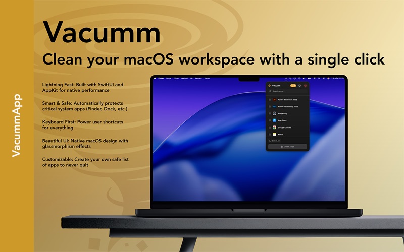 VacuumApp app screenshot