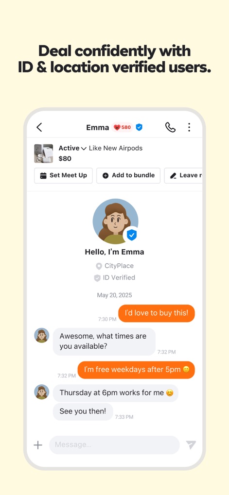 Karrot - Buy & sell locally - Secure Messaging